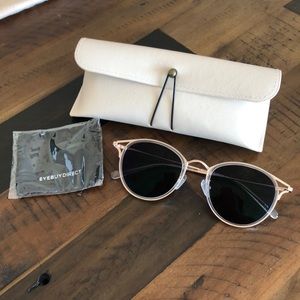 Rose gold sunglasses - never worn